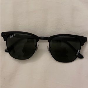 All Black Clubmaster Raybans